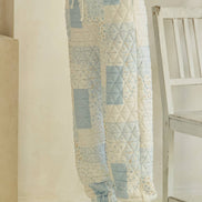Floral textured lounge pants