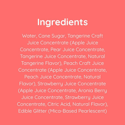 Glitter Sangria Cocktail Mix/Syrup, 16 fl oz