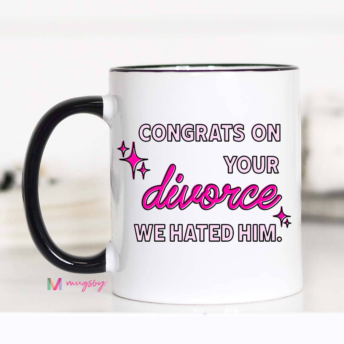 Congrats on your Divorce Funny Coffee Mug, Ceramic Mug