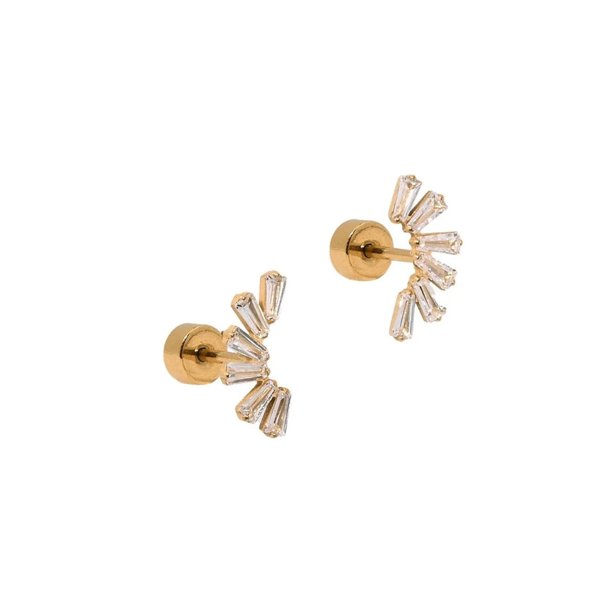 Delaney Gold stud earrings
