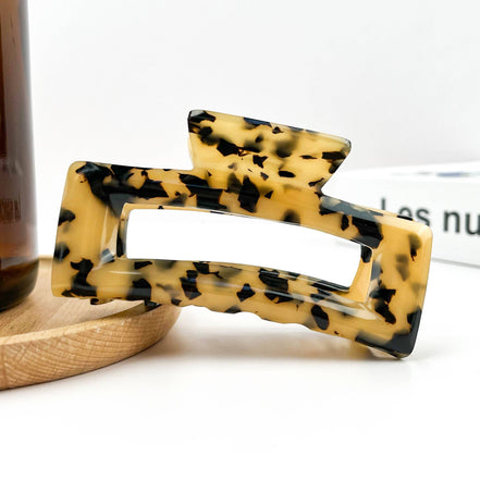 Rectangular Acetate Hair Claw, Premium Quality Hair Clip