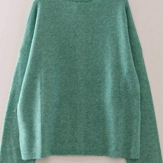 Green Soft Touch Button Cardigan