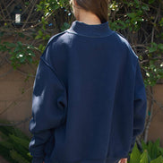 IT2594-MALLARD | 'Lucky & Mallard' Mock-Neck Sweatshirt