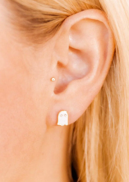 Ghost Stud Earrings