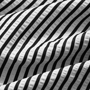 White/Black Striped Wide Leg Palazzo Pants