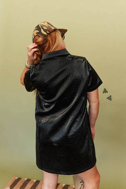 THA WILD EDIT CROC DRESS