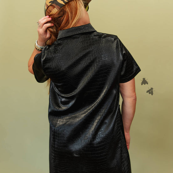 THA WILD EDIT CROC DRESS