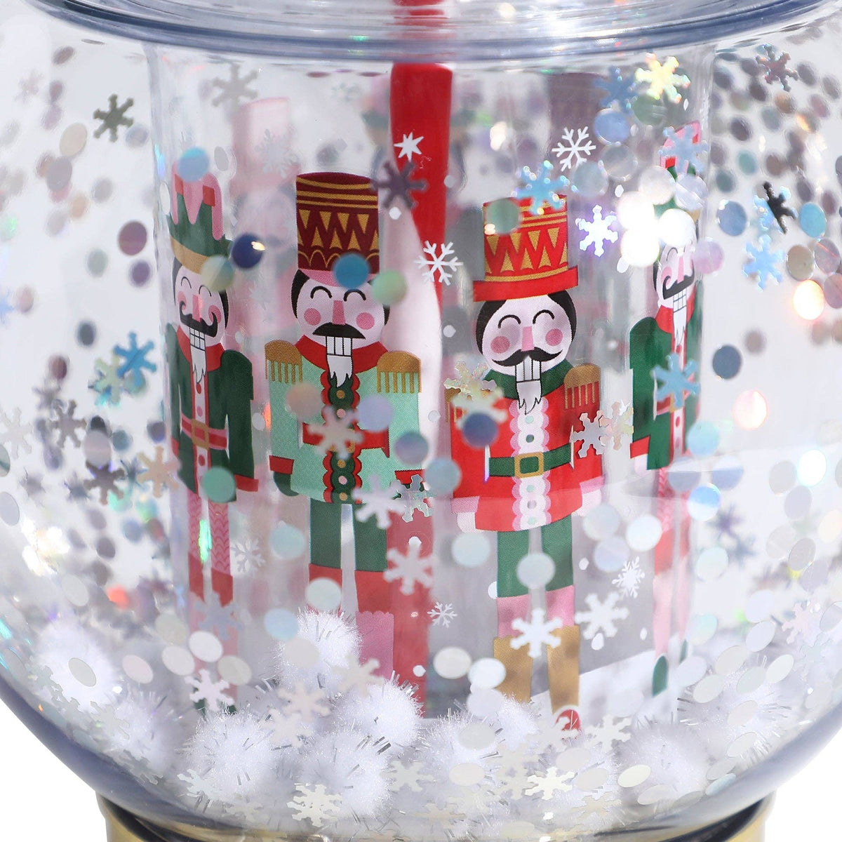 Nutcracker Snow Globe Sipper Cup