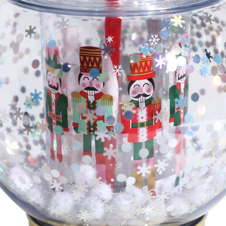 Nutcracker Snow Globe Sipper Cup