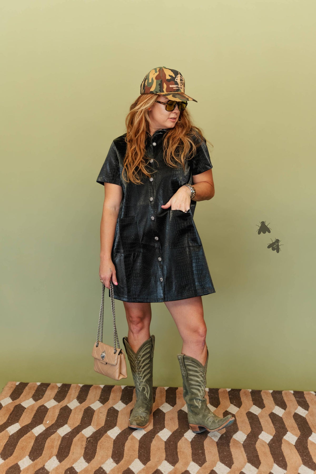 THA WILD EDIT CROC DRESS