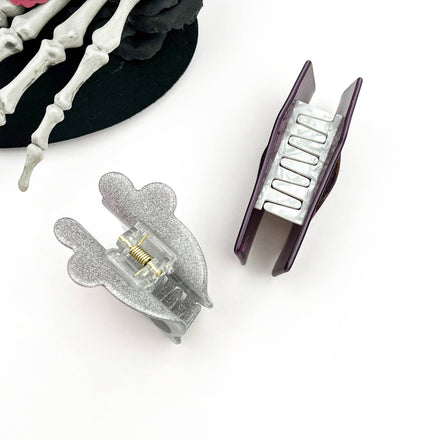 Halloween Skull Hair Clips, Easter Coffin Claw Clip