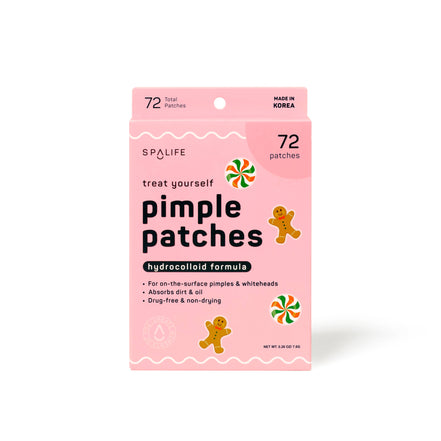 Christmas Holiday Treats Hydrocolloid Pimple Patches - 72 ct
