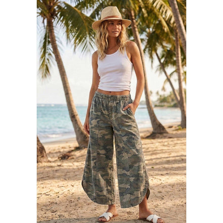 Tulip Washed Camo Relaxed Fit Jean