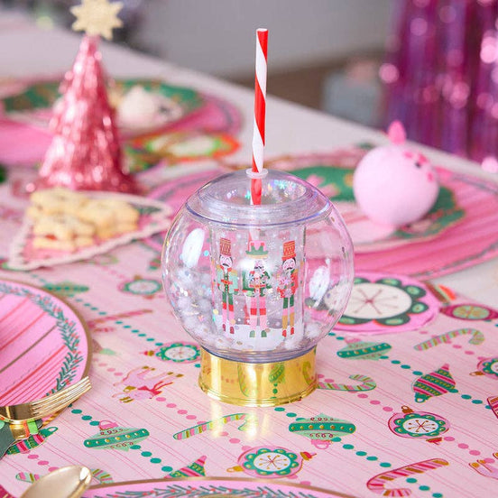 Nutcracker Snow Globe Sipper Cup