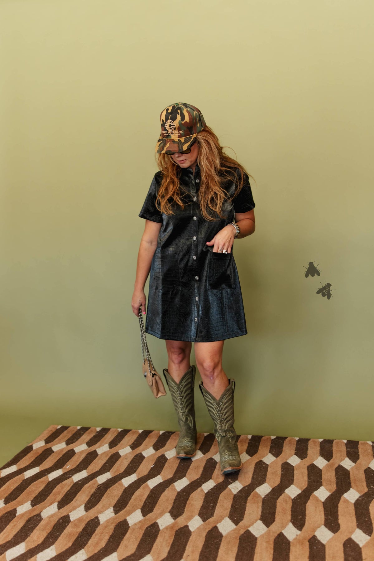 THA WILD EDIT CROC DRESS