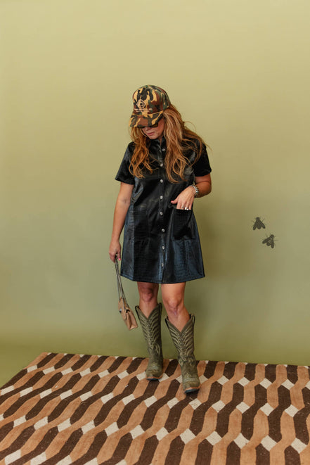 THA WILD EDIT CROC DRESS