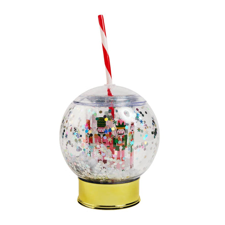Nutcracker Snow Globe Sipper Cup