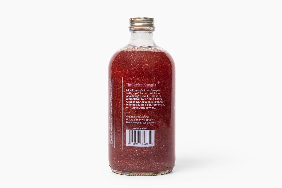 Glitter Sangria Cocktail Mix/Syrup, 16 fl oz