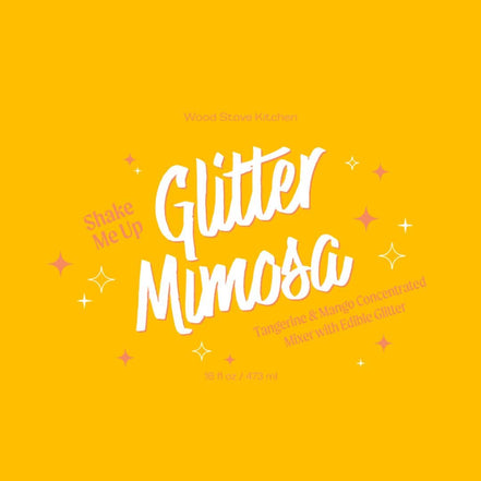 Glitter Mimosa Mixer, 16 fl oz