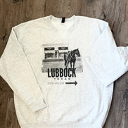 OFF TO MARFA LUBBOCK SWEATSHIRT