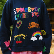 Somebody Loves You' Graphic Sweatshirts
