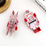 Nutcracker Soldier Hair Claw, Festive Decorative Claw Clip