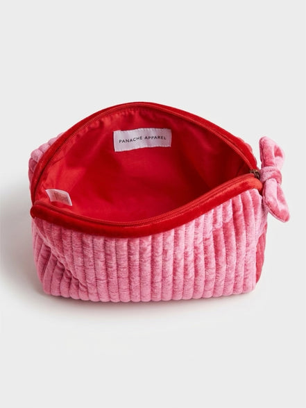 Velver Quilted Cosmetic Bag