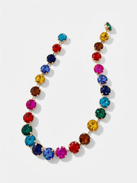 Multicolor Crystal Necklace