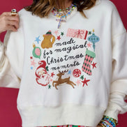 Christmas Moments Crop Sweatshirt