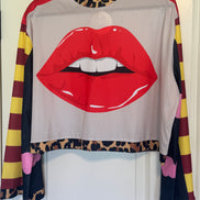 Don’t Quote Me Cropped Mesh Top