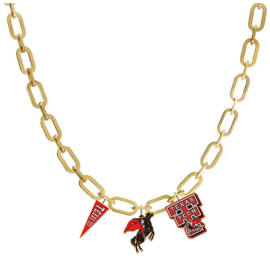 College Vault Texas Tech Charm Necklace