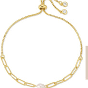 Delicate Pearl Pulley Bracelet