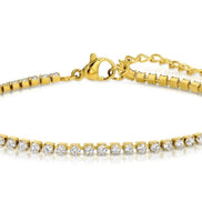 Tennis Bracelet (Gold)