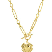 Spiked Heart Necklace