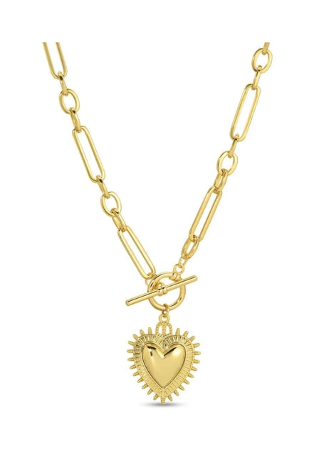 Spiked Heart Necklace