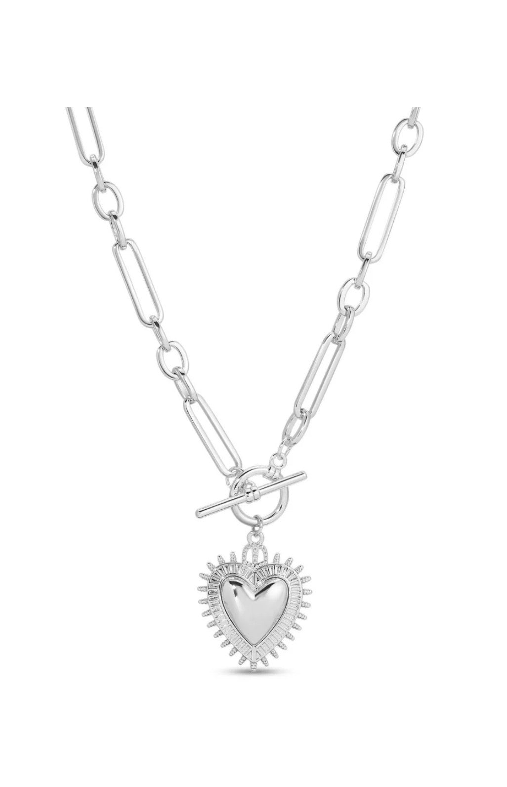 Spiked Heart Necklace