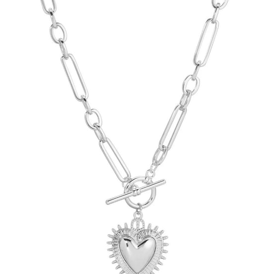 Spiked Heart Necklace