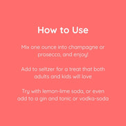 Glitter Sangria Cocktail Mix/Syrup, 16 fl oz