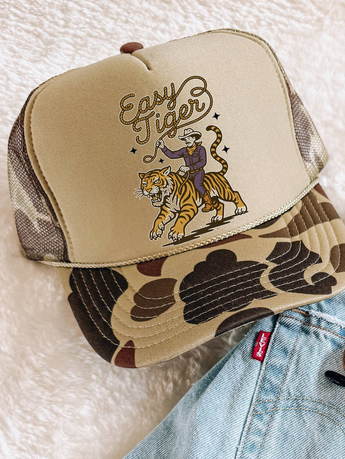 Easy Tiger Camo Trucker