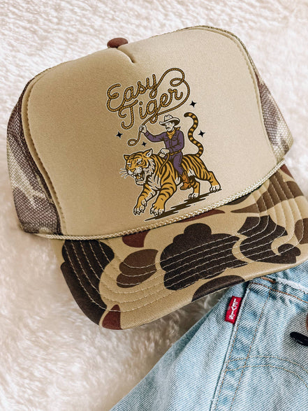 Easy Tiger Camo Trucker