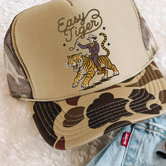 Easy Tiger Camo Trucker