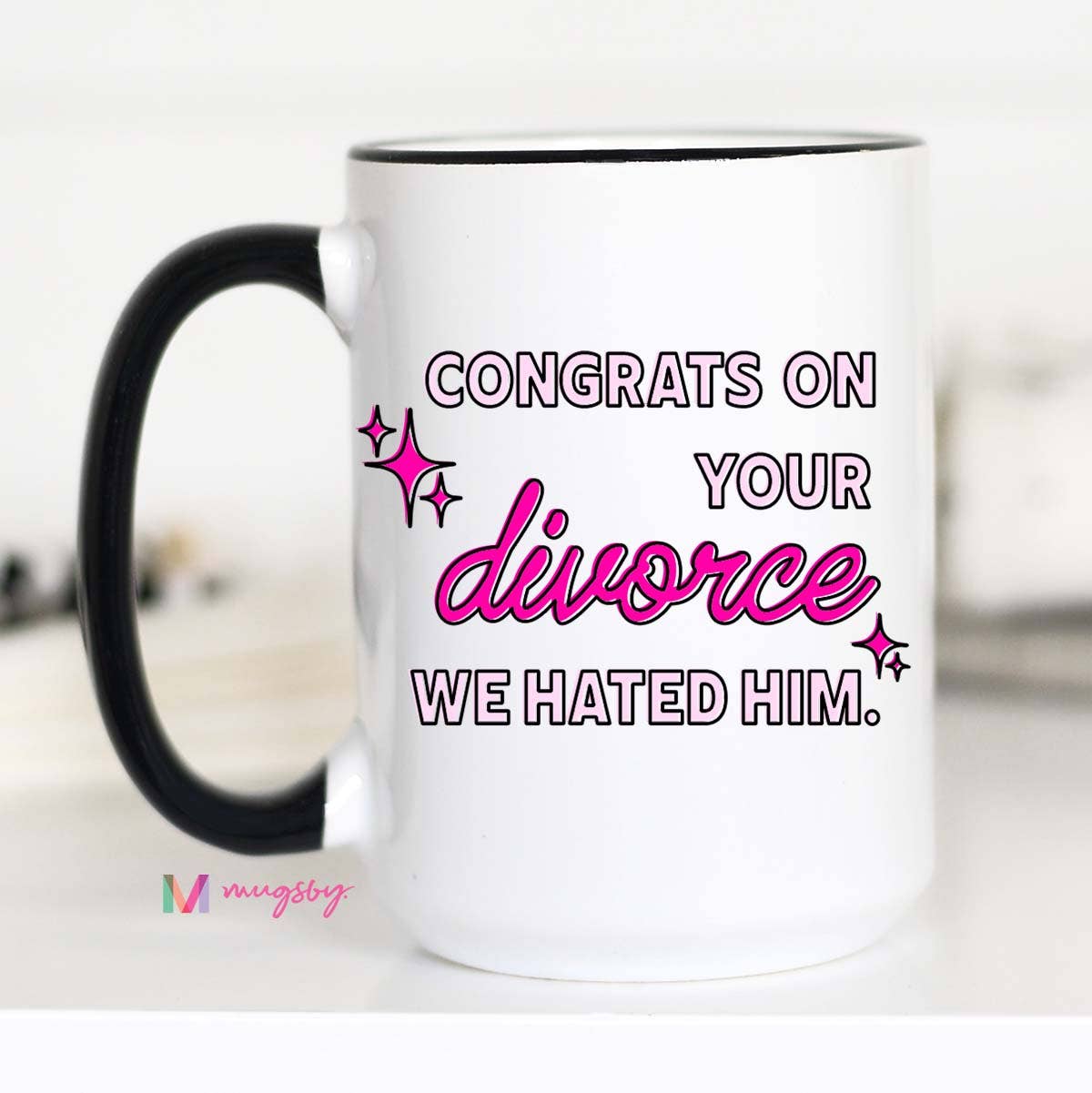 Congrats on your Divorce Funny Coffee Mug, Ceramic Mug