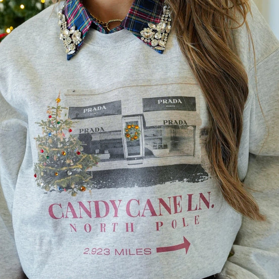 Candy Cane Lane Marfa Sweatshirt
