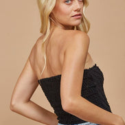 BOHO LACE CROCHET CROP TOP
