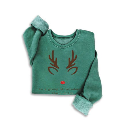 RUDOLPH GLITTER SWEATSHIRT