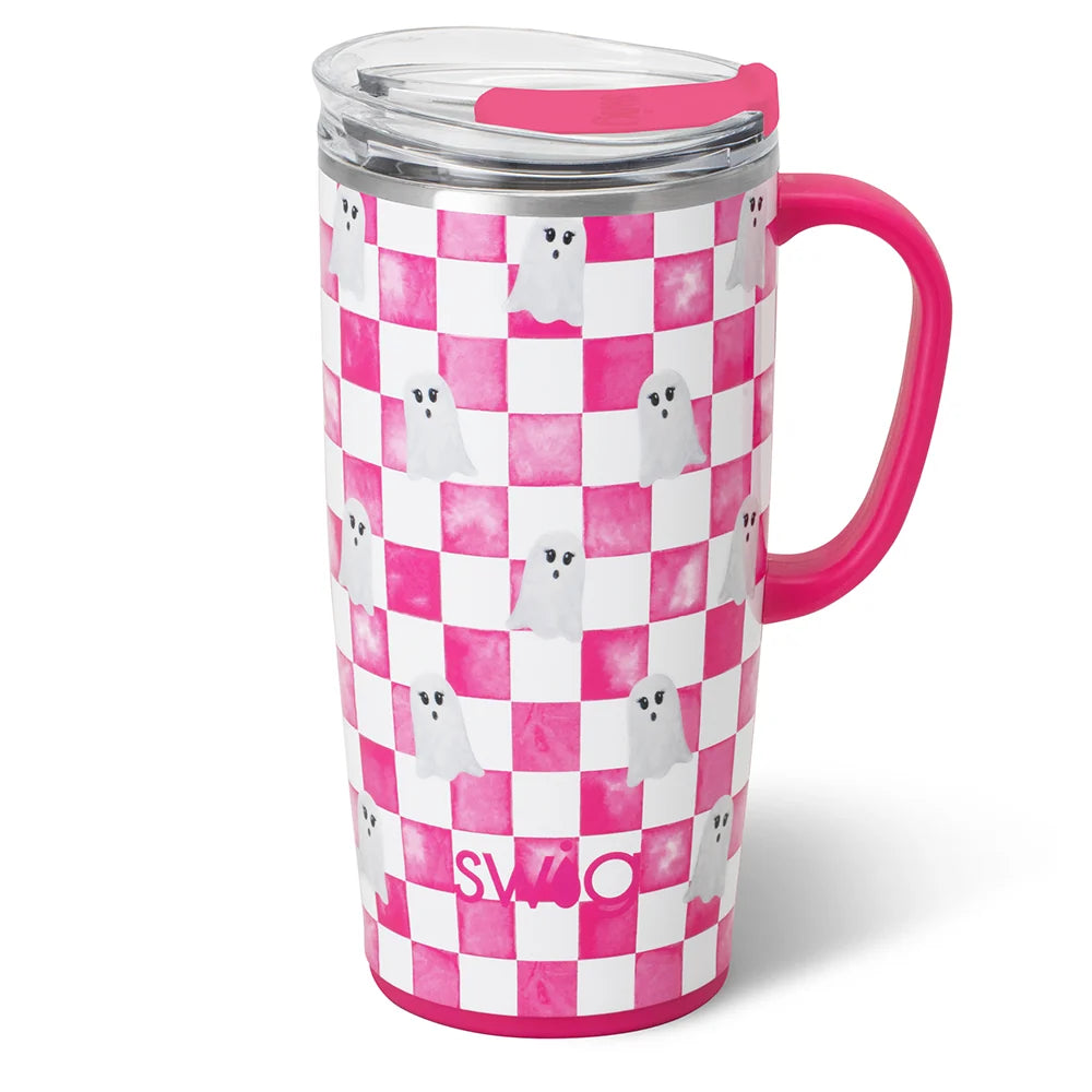 Ghost Check 22oz Travel Mug
