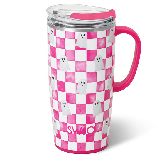 Ghost Check 22oz Travel Mug