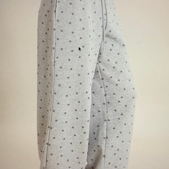 Star Print Elastic jogger